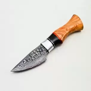 BEAUTIFUL FANCY CUSTOM HANDMADE SKINNER SURVIVEL KNIFE WITH BEAUTIFUL  HANDLE MATERIAL DAMASCUS GAUIRD WOOD AND STAGE – Knife Master Industry